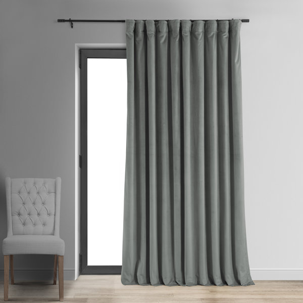 StangH Teal Curtains Velvet - Extra Long Thick Velvet Drapes